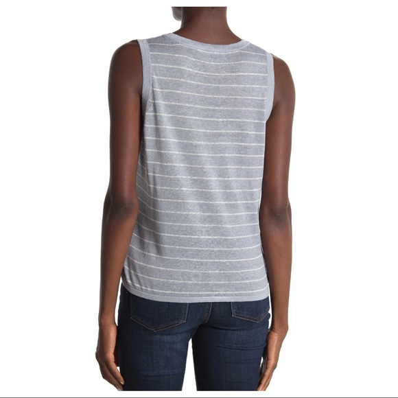 360SWEATER STRIPED KNIT TANK TOP - Picture 5 of 6